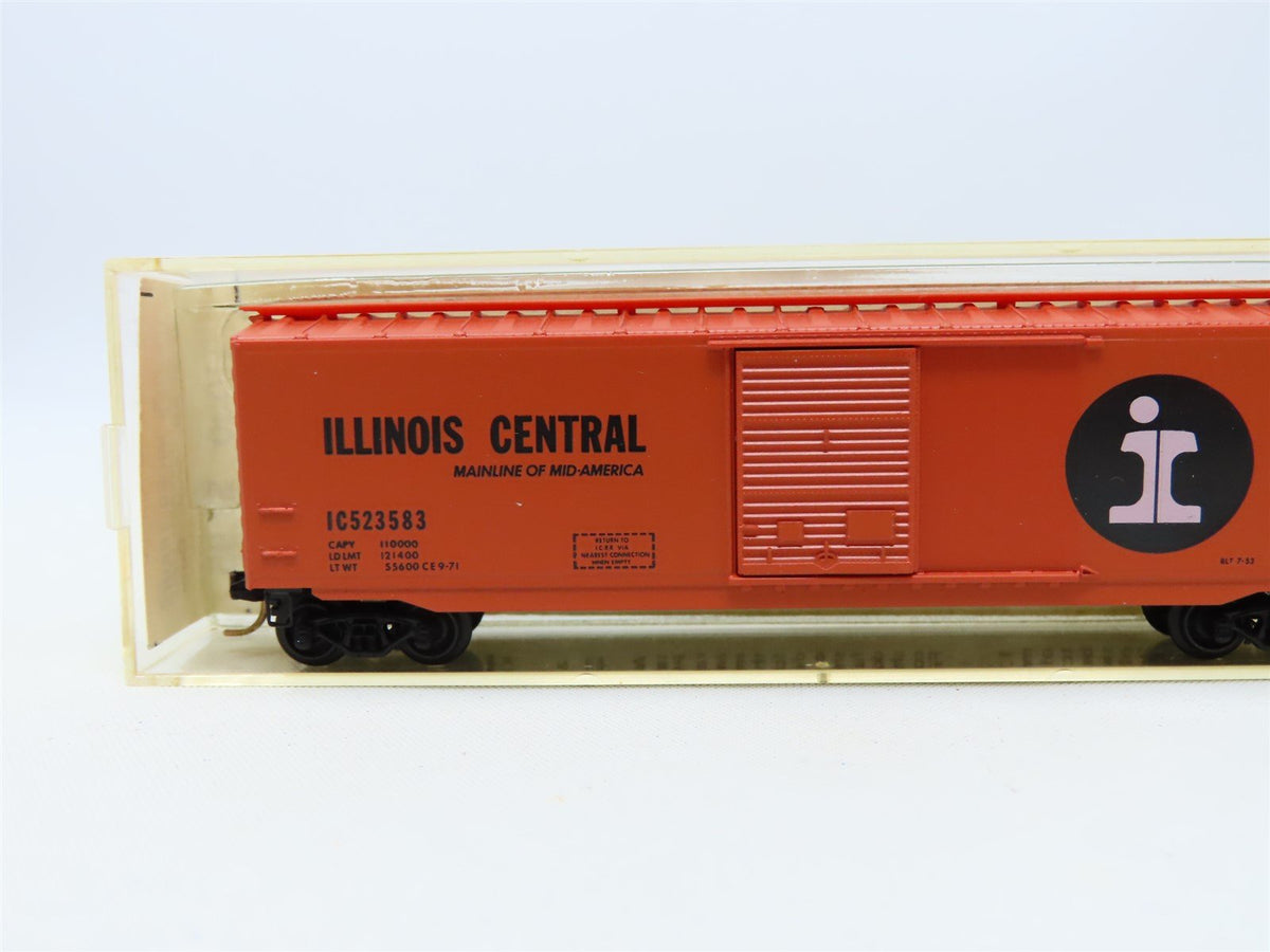N Scale Kadee Micro-Trains MTL 31030 IC Illinois Central 50&#39; Box Car #523583