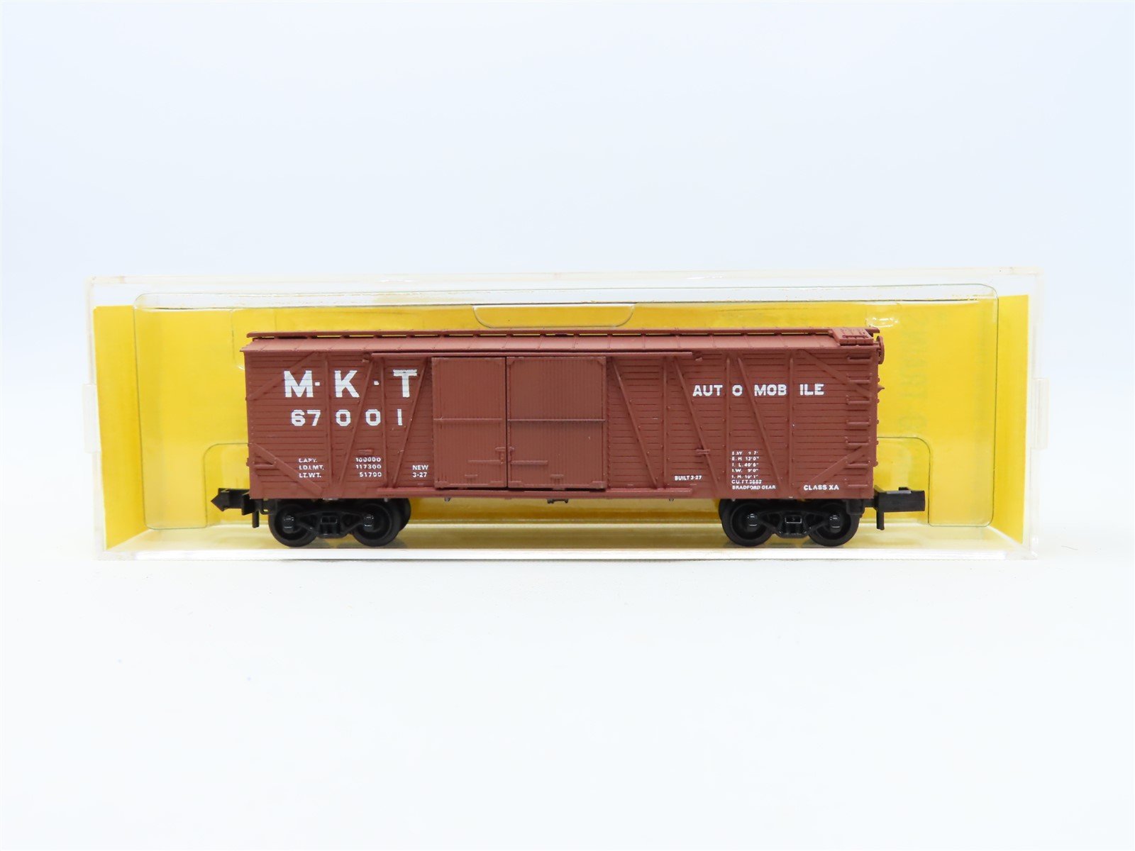 N Kadee Micro-Trains MTL 29221-1 M-K-T Katy 40' Box Car #67001 - Blue Label