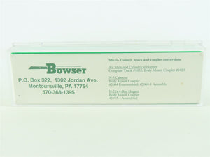 N Scale Bowser 37602 PRR Pennsylvania Keystone 2-Bay Hopper #675333
