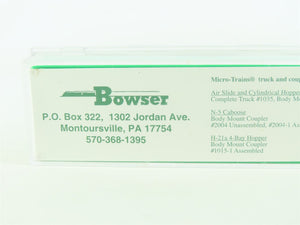 N Scale Bowser 37602 PRR Pennsylvania Keystone 2-Bay Hopper #675239