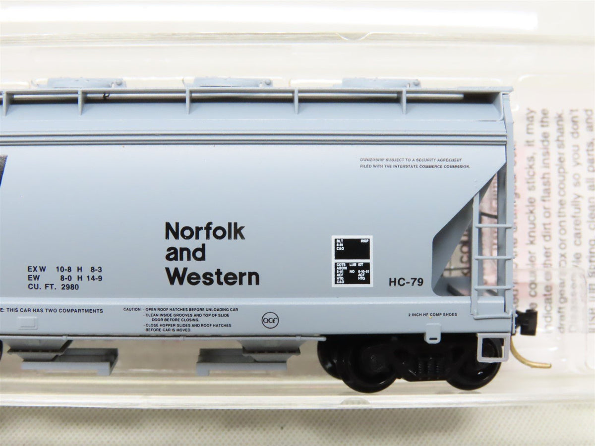 N Scale Micro-Trains MTL 92050 NW Norfolk &amp; Western 2-Bay Hopper #180783