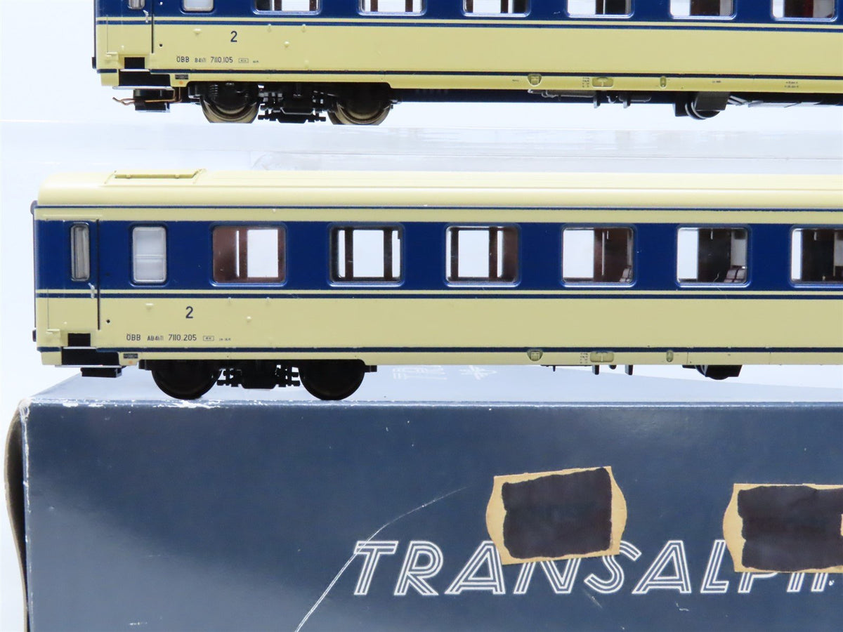 HO Scale Roco 43895 OBB Austrian Federal &quot;Transalpin&quot; Passenger 3-Car Add-On Set