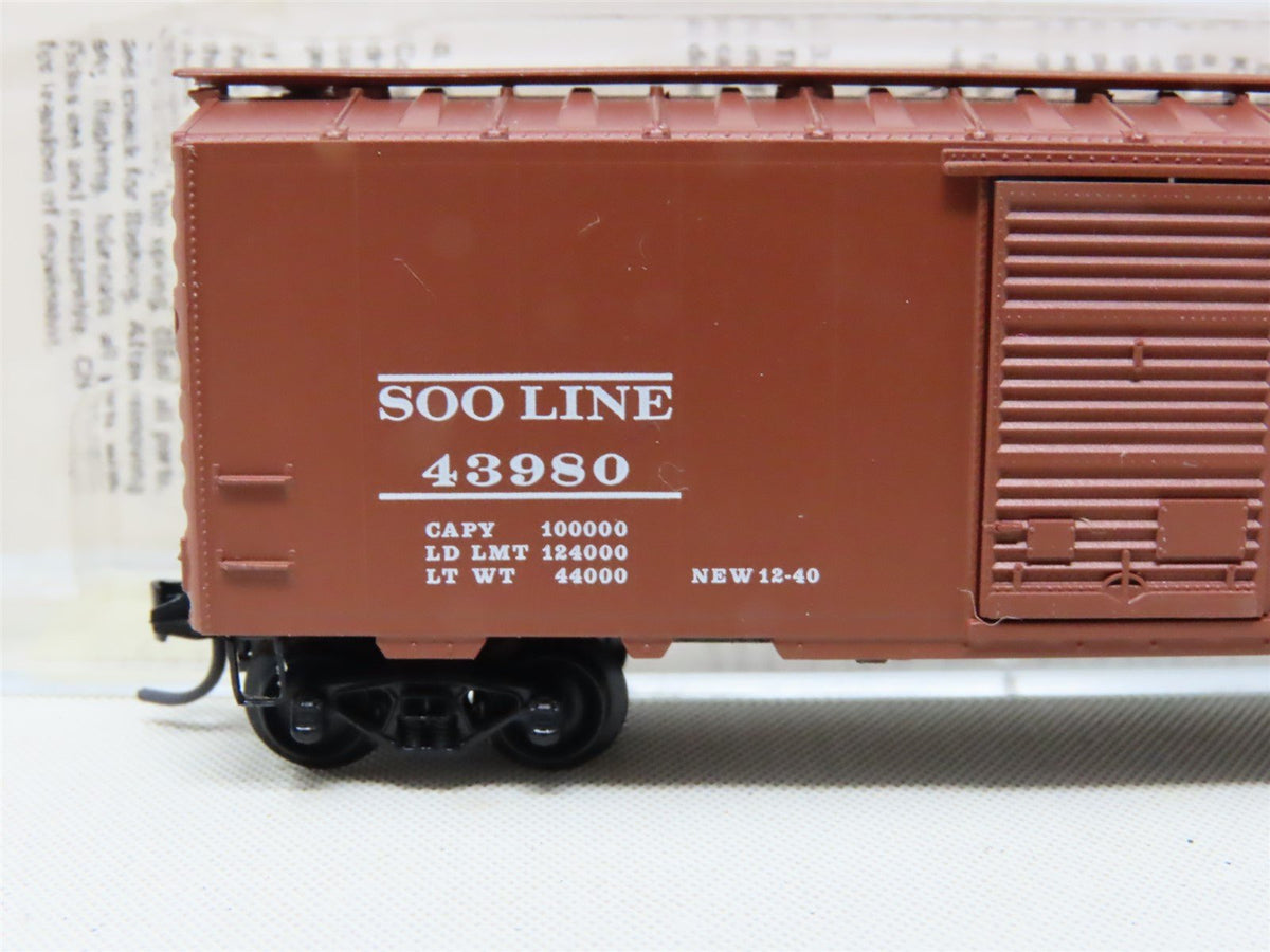 N Scale Kadee Micro-Trains MTL 20750 SOO Line 40&#39; Single Door Box Car #43980