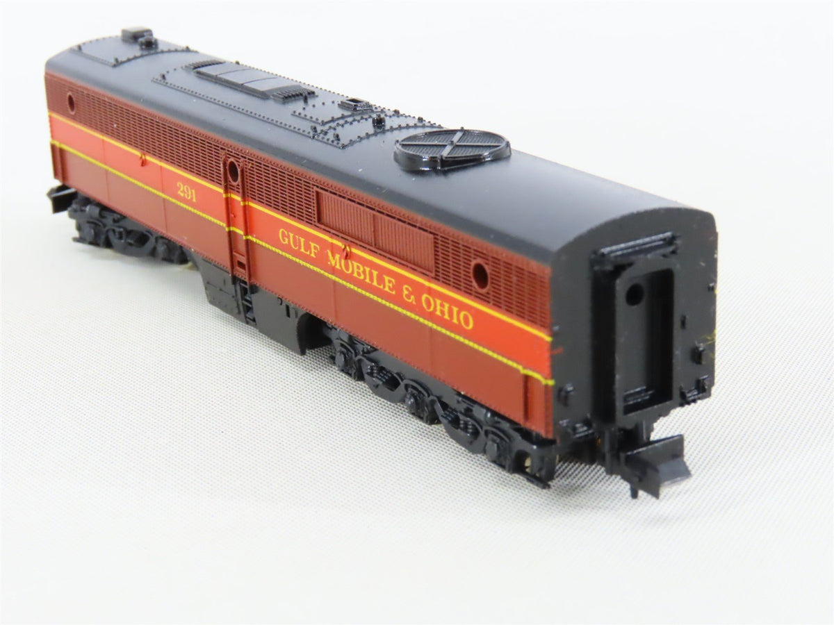 N Scale Con-Cor GM&amp;O Gulf Mobile &amp; Ohio ALCO PA1/PB1/PA1 Diesel Locomotive Set