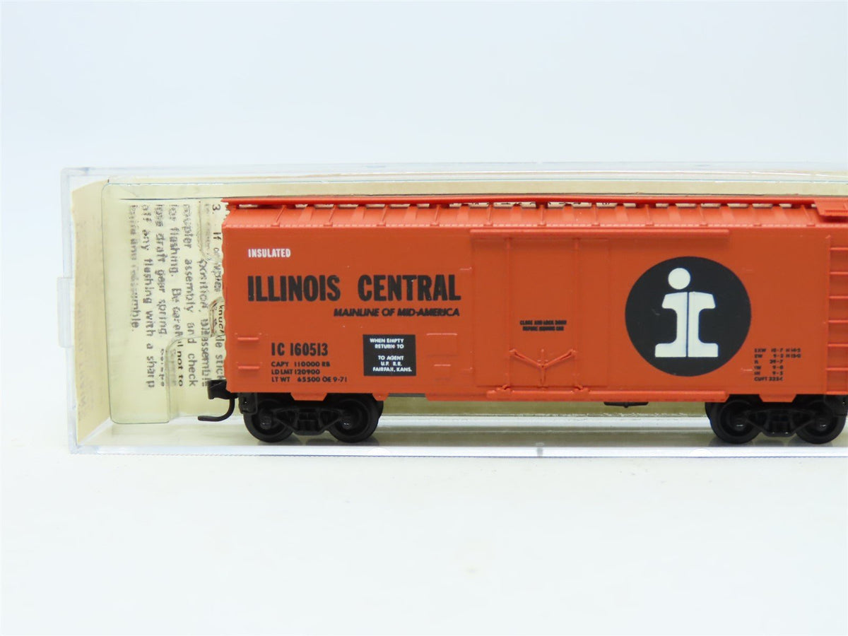 N Scale Kadee Micro-Trains MTL #21010 IC Illinois Central 40&#39; Box Car #160513