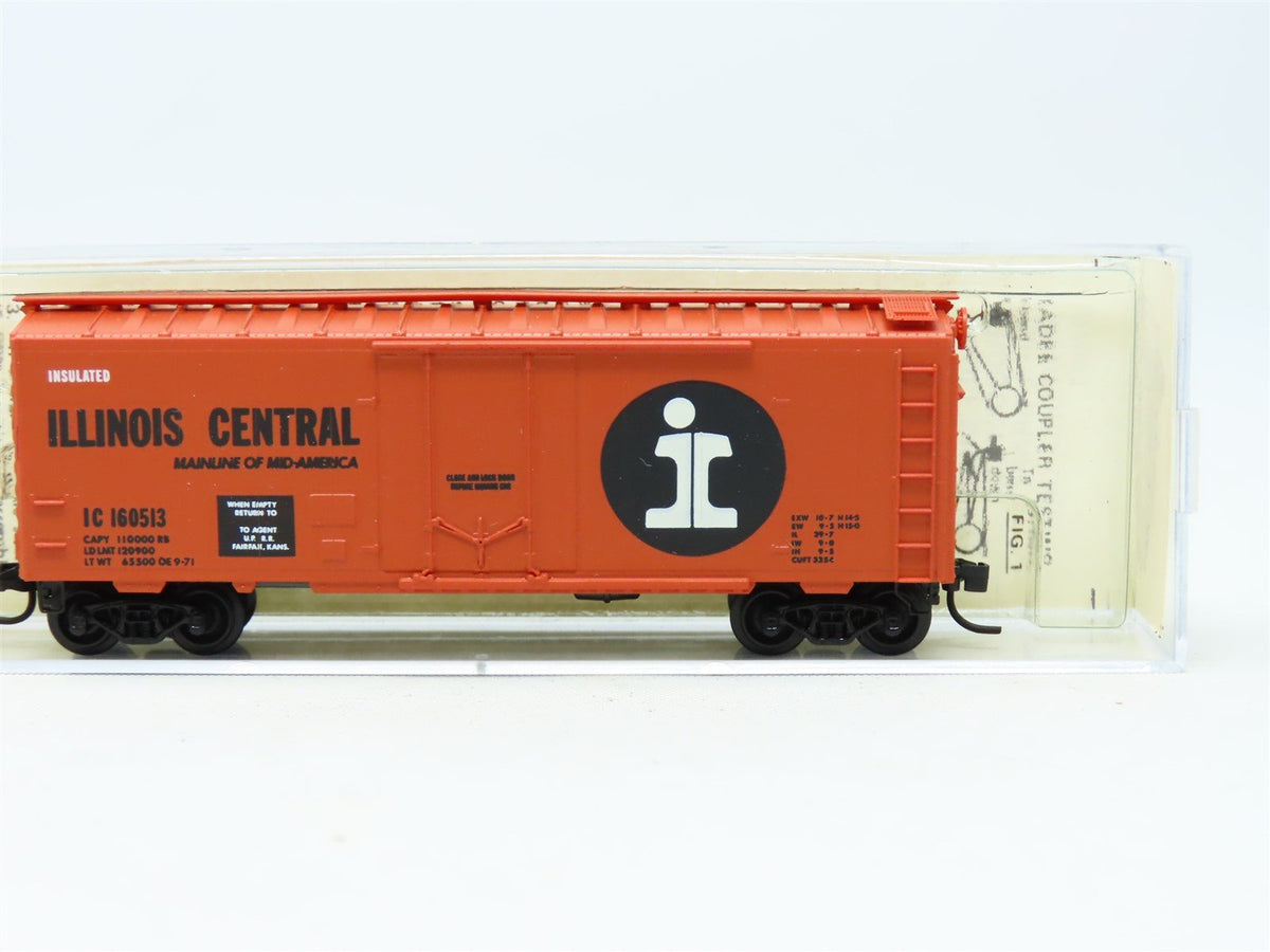 N Scale Kadee Micro-Trains MTL #21010 IC Illinois Central 40&#39; Box Car #160513
