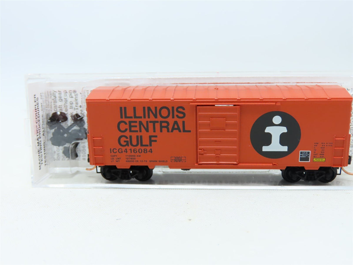 N Scale Micro-Trains MTL #24070 ICG Illinois Central Gulf 40&#39; Box Car #416084