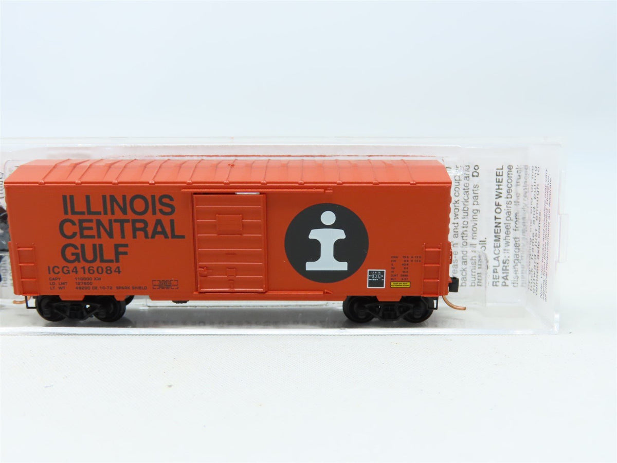 N Scale Micro-Trains MTL #24070 ICG Illinois Central Gulf 40&#39; Box Car #416084