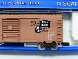 N Scale Bachmann 5065 RI Rock Island Route Of The Rockets 41' Box Car #20065