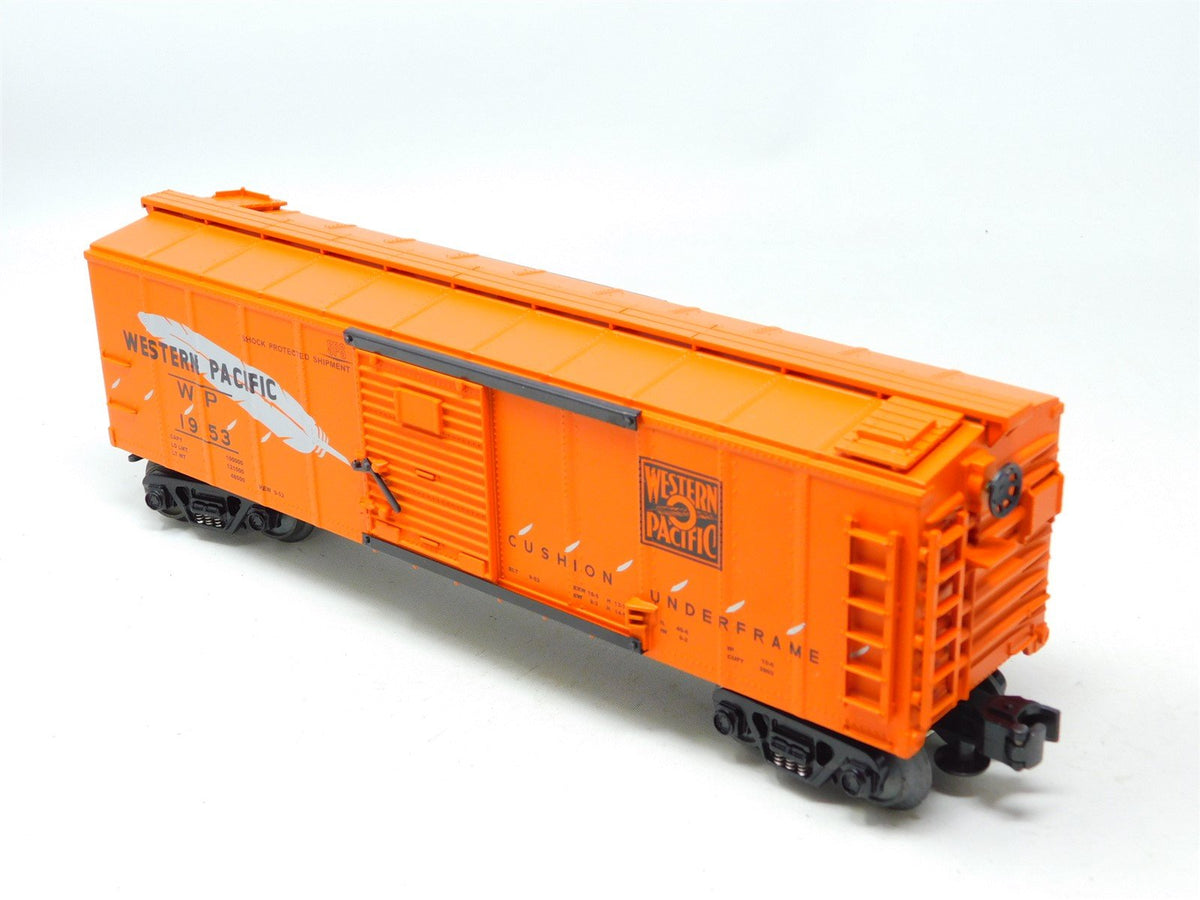 O Gauge 3-Rail MTH Rail King 30-8402 WP Western Pacific &quot;Feather&quot; Box Car #1953
