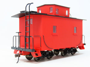On30 Scale Bachmann 27799 Unlettered Center Cupola Wooden Caboose w/Lighting
