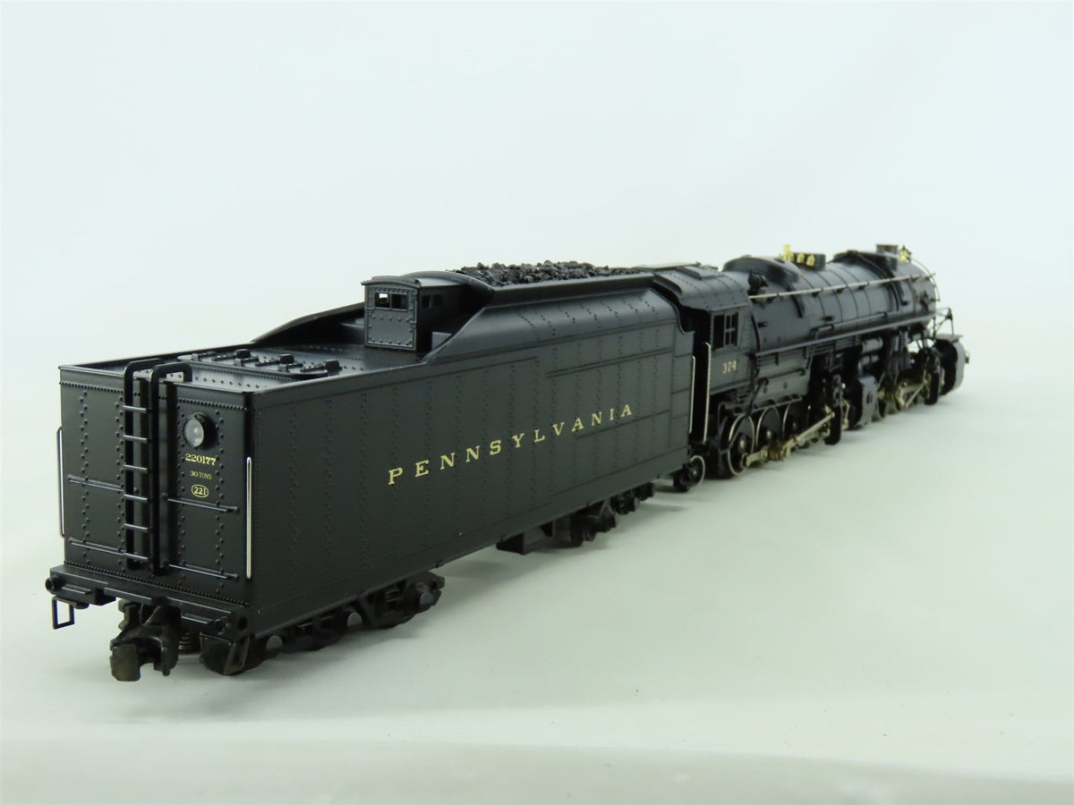 O Gauge 3-Rail MTH MT-3011L PRR Pennsylvania 2-8-8-2 Steam Locomotive #374