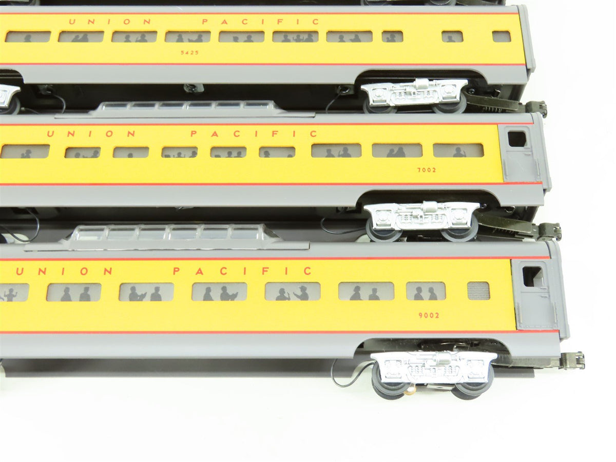 O Gauge 3-Rail MTH MT-6506 UP Union Pacific 70&#39; Aluminum Passenger 5-Car Set