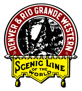 D&RGW Denver & Rio Grande Western Railroad Company Logo