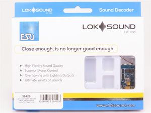 ESU LokSound 58429 V5 21MTC NEM660 Blank HO DCC Sound Decoder