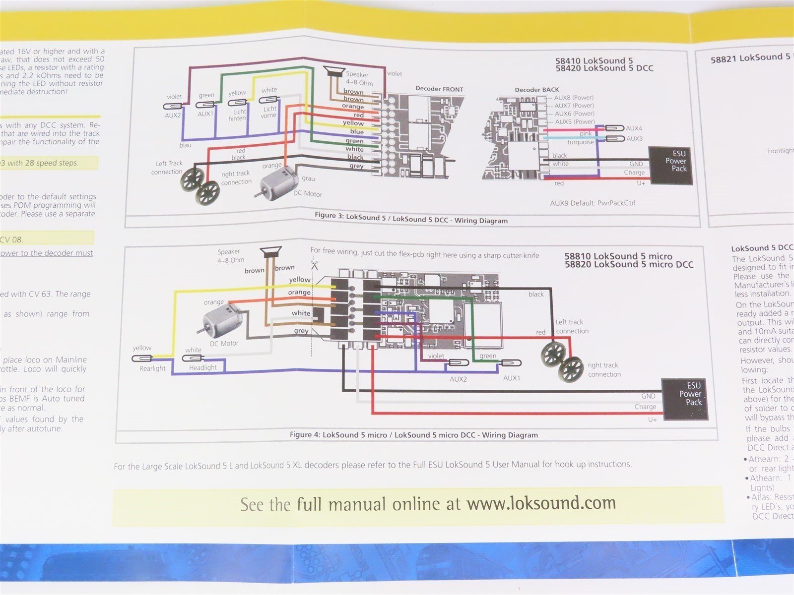 ESU LokSound 58429 V5 21MTC NEM660 Blank HO DCC Sound Decoder