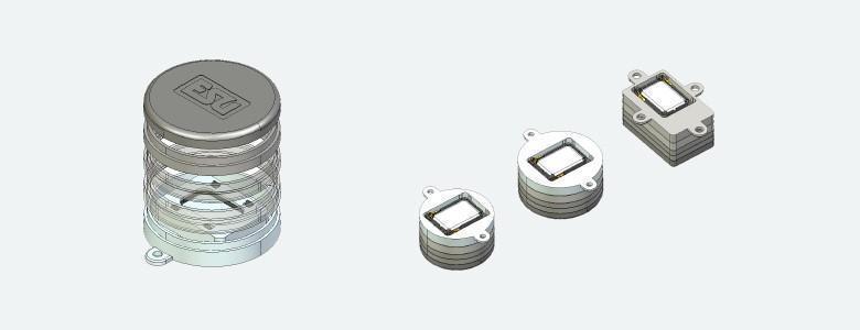ESU LokSound 50341 Modular SINGLE Sugar Cube Speaker Baffle Set Round/Rectangle
