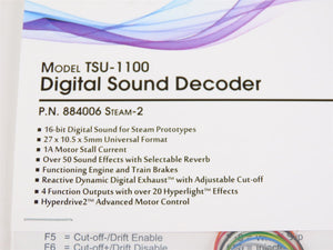 Soundtraxx Tsunami 2 TSU-1100 884006 Steam-2 1AMP DCC / SOUND Decoder