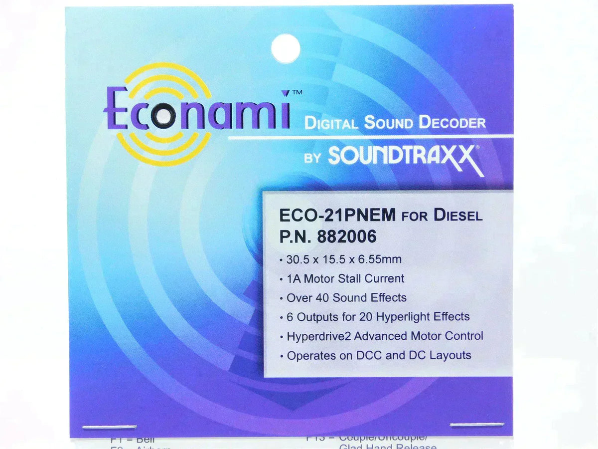 Soundtraxx Econami ECO-21PNEM 882006 DCC / SOUND Decoder for Diesel