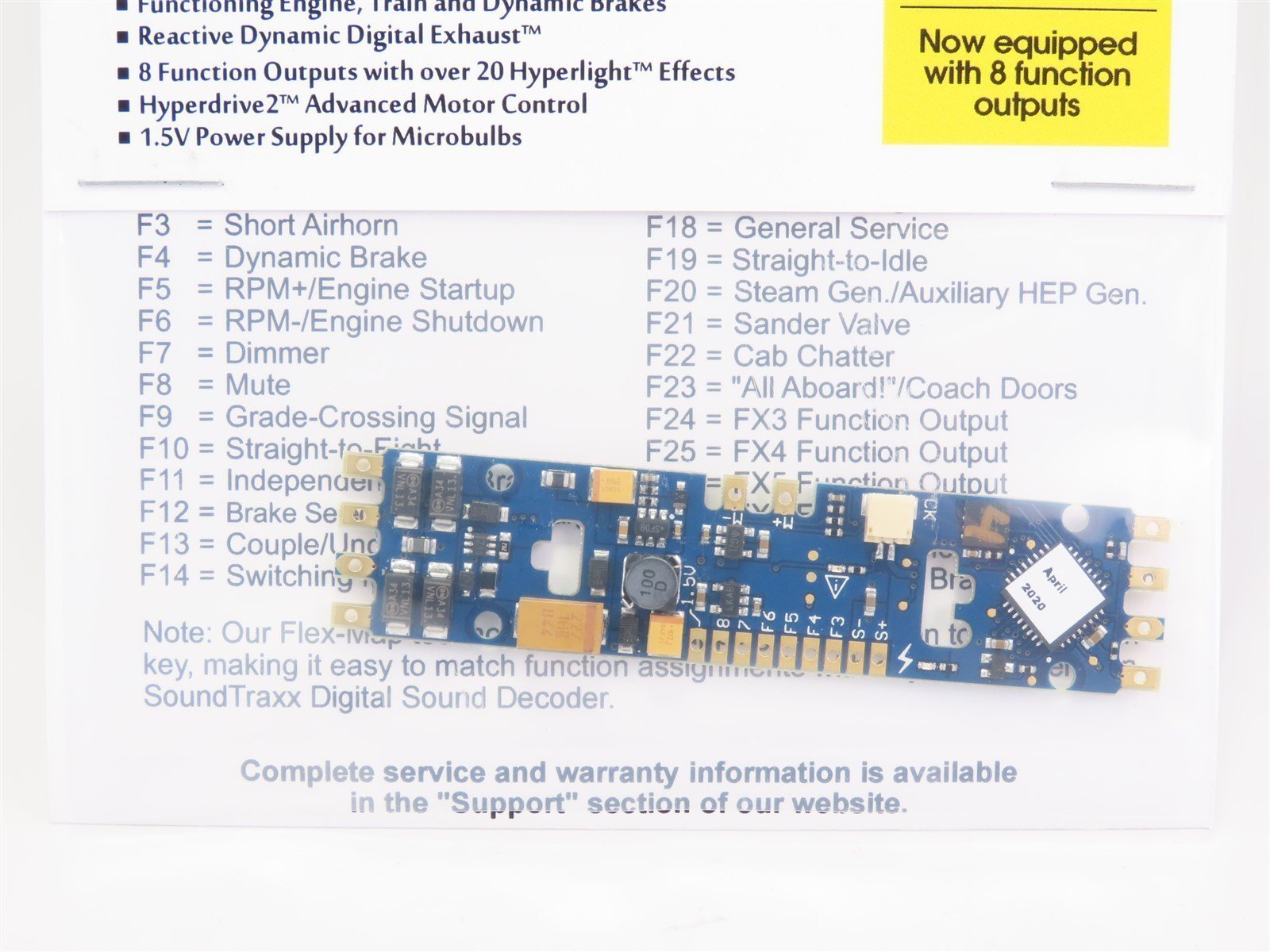 Soundtraxx Tsunami 2 TSU-PNP8 885816 Baldwin & Others Diesel DCC / SOUND Decoder