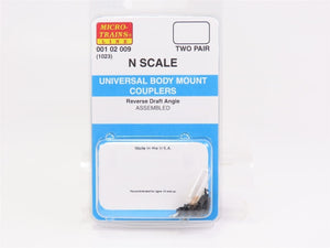 N Scale Micro-Trains MTL 00102009 (1023) Universal Body Mount Couplers - 2 Pair