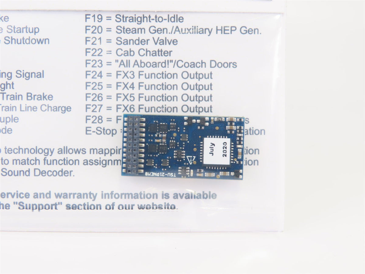 Soundtraxx Tsunami 2 885810 TSU-21PNEM8 GE Diesel DCC / SOUND Decoder 8-Function