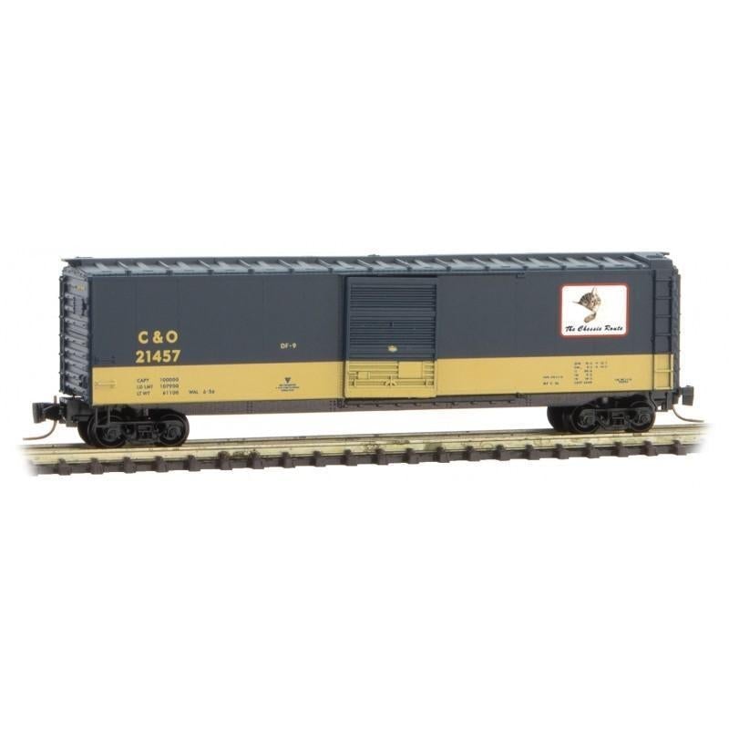 Z Scale Micro-Trains MTL 50500425 C&amp;O Chesapeake Ohio 50&#39; Standard Box Car 21457