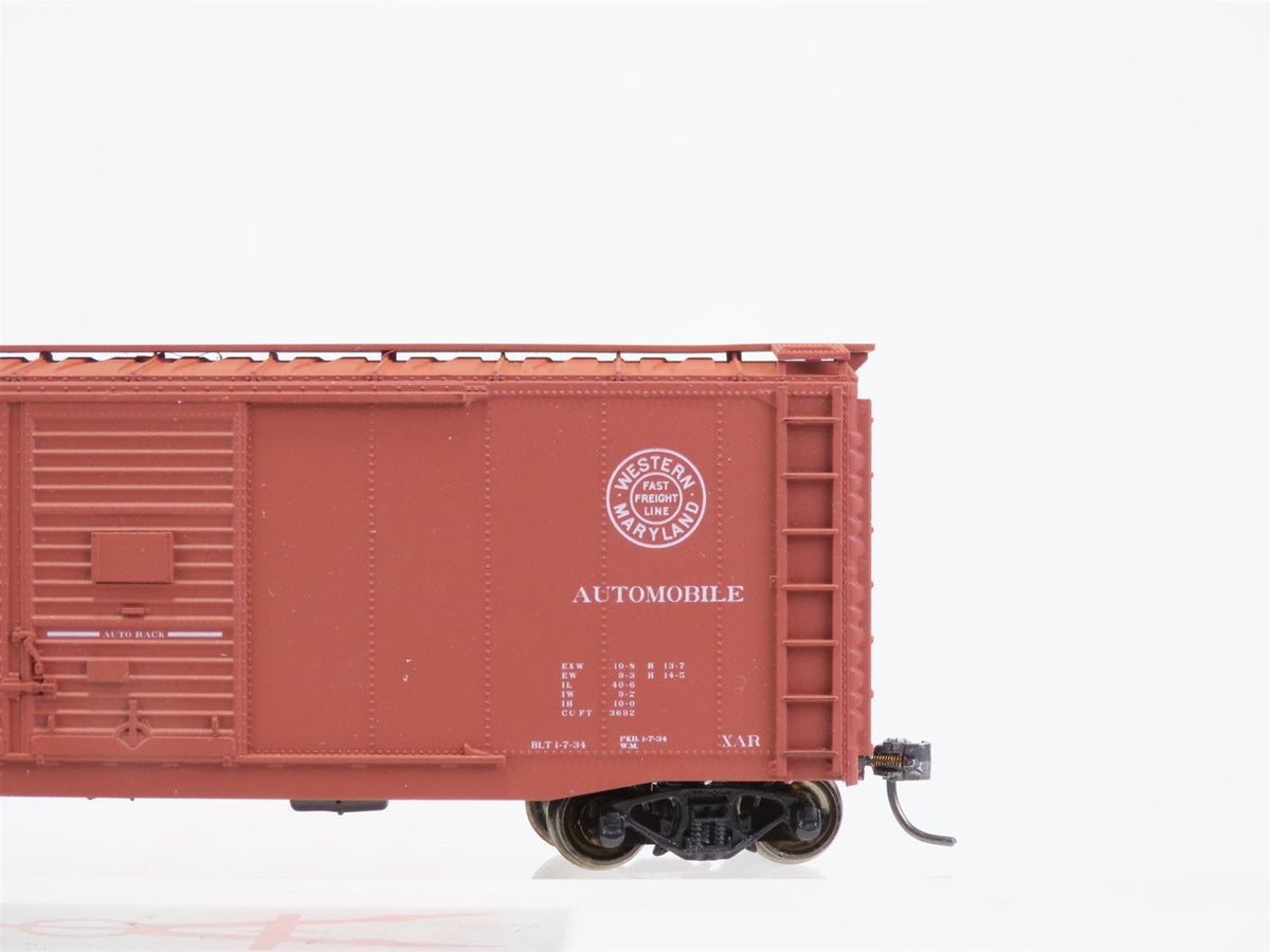 HO Accurail 3627.1 WM Western Maryland 40&#39; Box Car #30057 w/TCS DCC Couplers