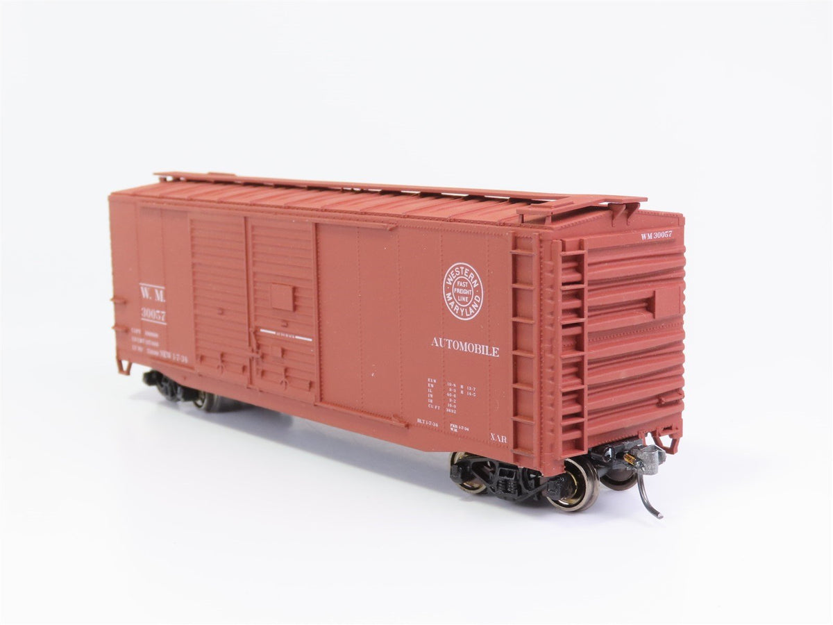 HO Accurail 3627.1 WM Western Maryland 40&#39; Box Car #30057 w/TCS DCC Couplers