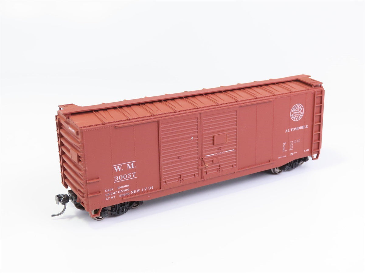 HO Accurail 3627.1 WM Western Maryland 40&#39; Box Car #30057 w/TCS DCC Couplers