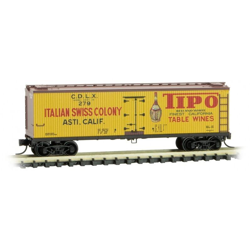 N Micro-Trains MTL 04700440 CLDX Tipo Table Wines Reefer #279 Grape to Glass #7