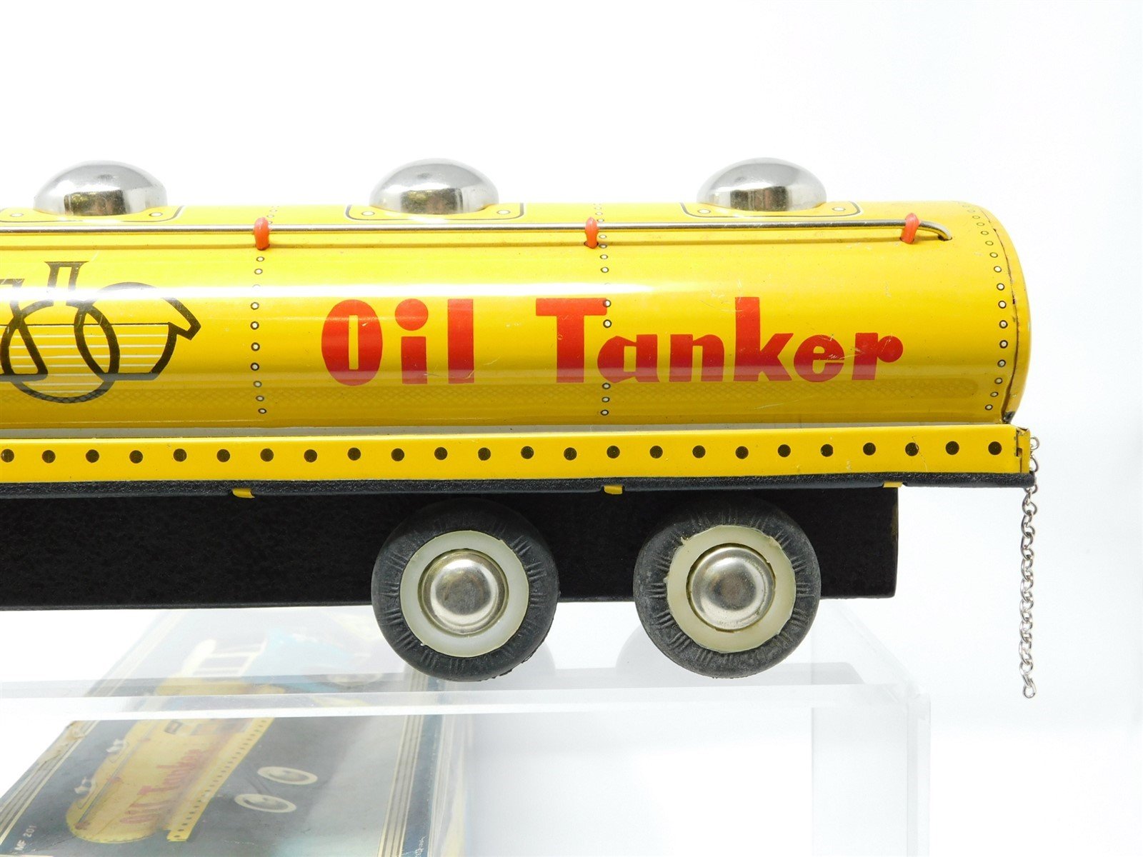 Vintage Camion De Petrol MF-201 Tin Plate Friction Oil Tanker Truck