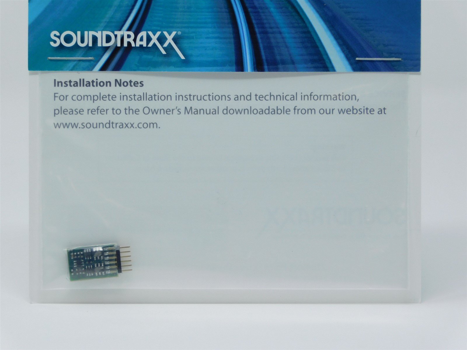 Soundtraxx 851001 MC1Z102P6 Z/N Scale 2-Function DCC Mobile Decoder 6-Pin NEM651