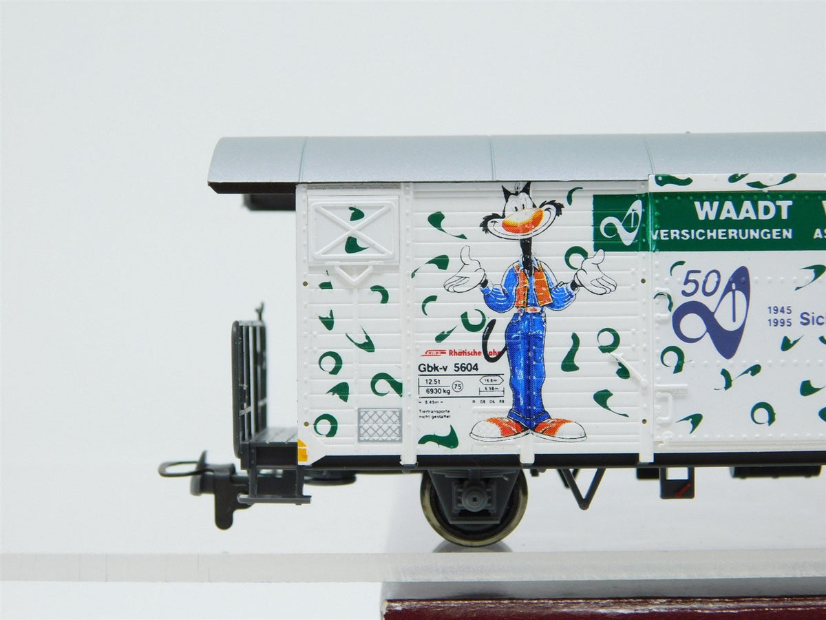 HOm Scale BEMO 2282 134 Werbewagen &quot;Waadt&quot; Gbk-v 5604 RhB Freight Car