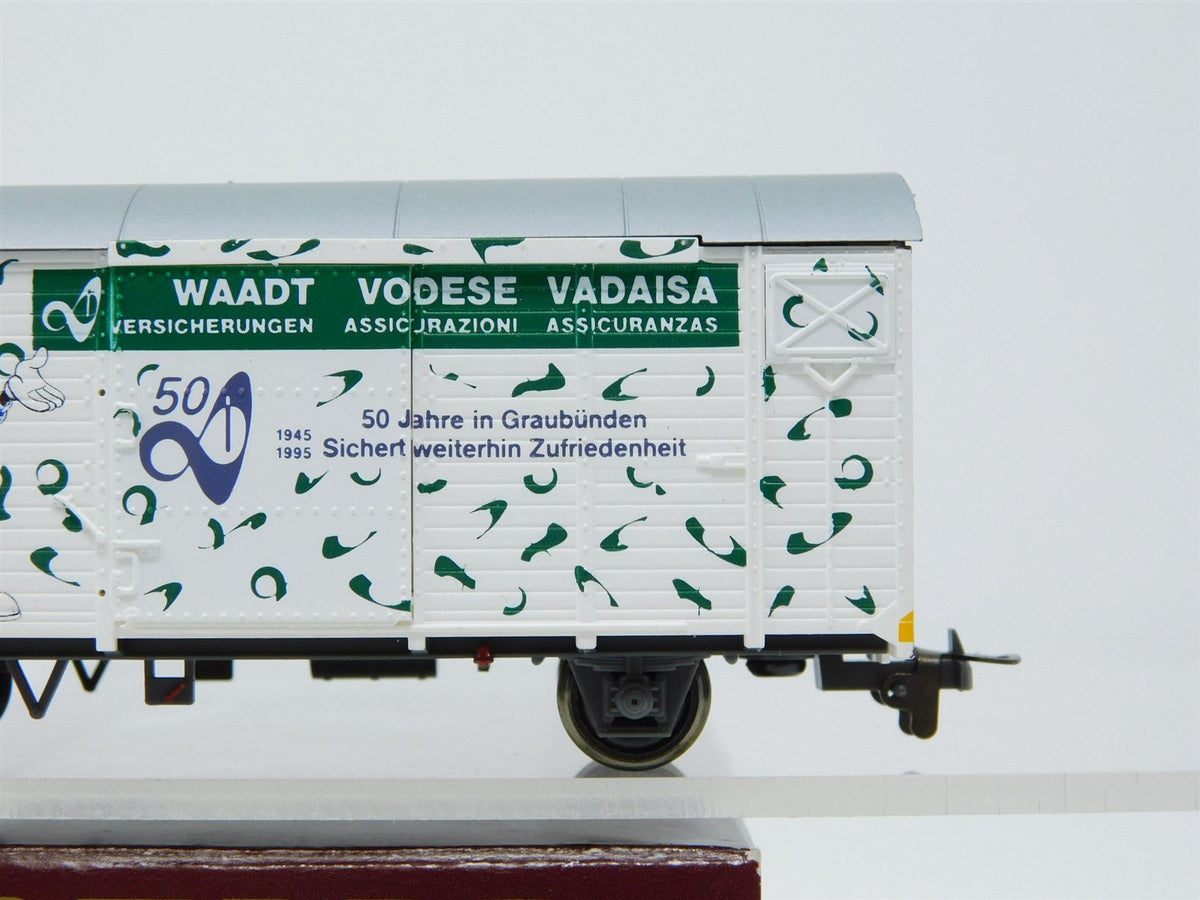 HOm Scale BEMO 2282 134 Werbewagen &quot;Waadt&quot; Gbk-v 5604 RhB Freight Car