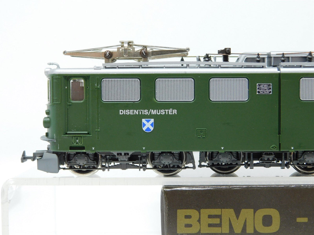 HOm Gauge Bemo 1254/6 RhB Swiss Disentis/Muster Ge 6/6 Electric Locomotive #706