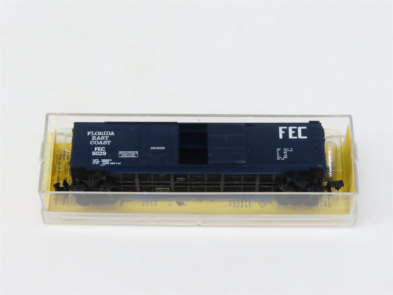 N Scale Micro-Trains MTL Kadee 33081 FEC Florida East Coast 50' Boxcar #5029
