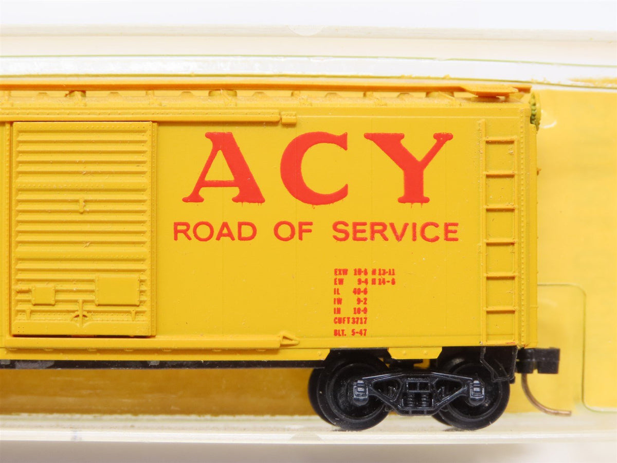 N Micro-Trains MTL Kadee 20416-1 ACY Akron Canton &amp; Youngstown 40&#39; Boxcar #3340