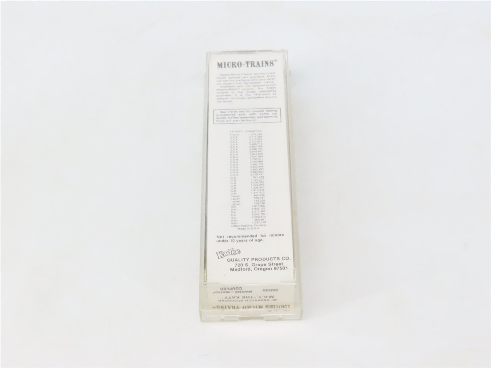 N Scale Micro-Trains MTL Kadee 35030 MKT The Katy 40' Stockcar #47500