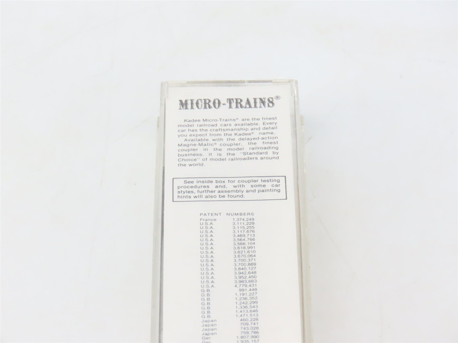 N Scale Micro-Trains MTL Kadee 35030 MKT The Katy 40' Stockcar #47500