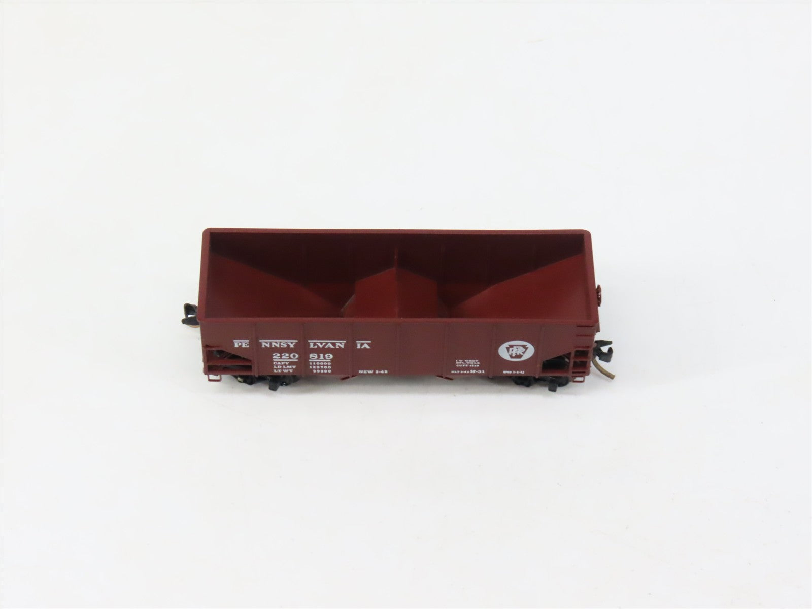N Scale Micro-Trains MTL Kadee 56062 PRR Pennsylvania 2-Bay Open Hopper #220819