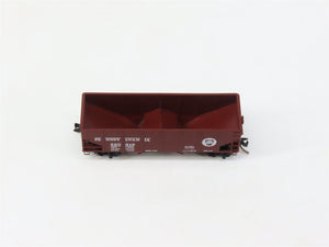 N Scale Micro-Trains MTL Kadee 56062 PRR Pennsylvania 2-Bay Open Hopper #220819