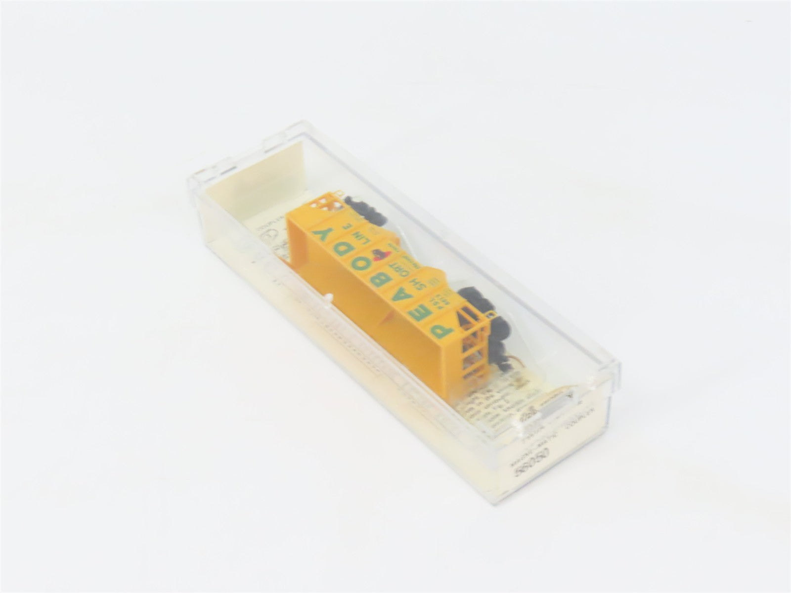 N Scale Micro-Trains MTL Kadee 56050 PSL Peabody Short Line 2-Bay Hopper #6613