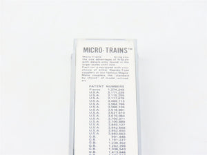 N Scale Micro-Trains MTL Kadee 56092 WM Western Maryland 33' 2-Bay Hopper #10725
