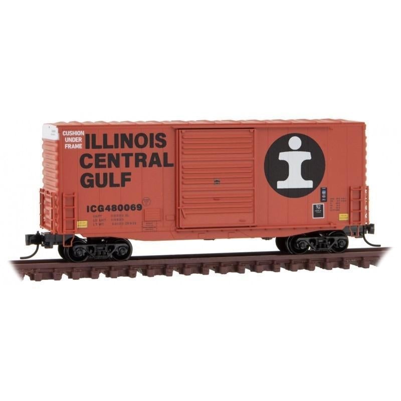 N Scale MTL Micro-Trains 10100150 ICG Illinois Central Gulf 40&#39; Hy-Cube #480069