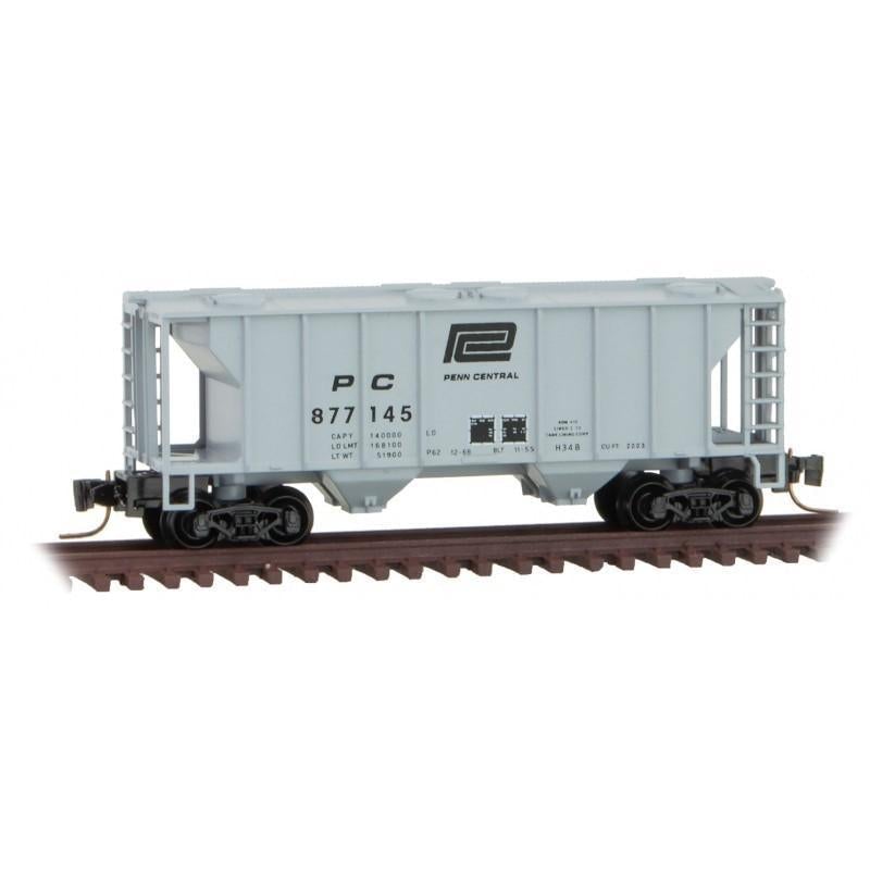Z Scale MTL Micro-Trains 53100351 PC Penn Central 2-Bay Covered Hopper #877145
