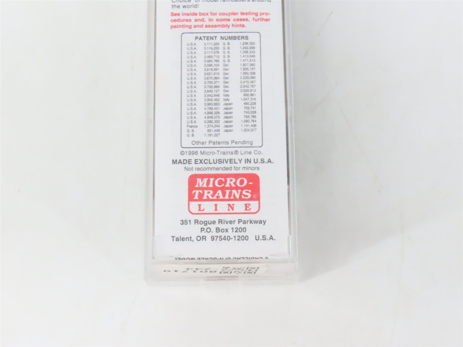 N Micro-Trains MTL 21240 WMRX Western Maryland 40' Plug Door Boxcar #14