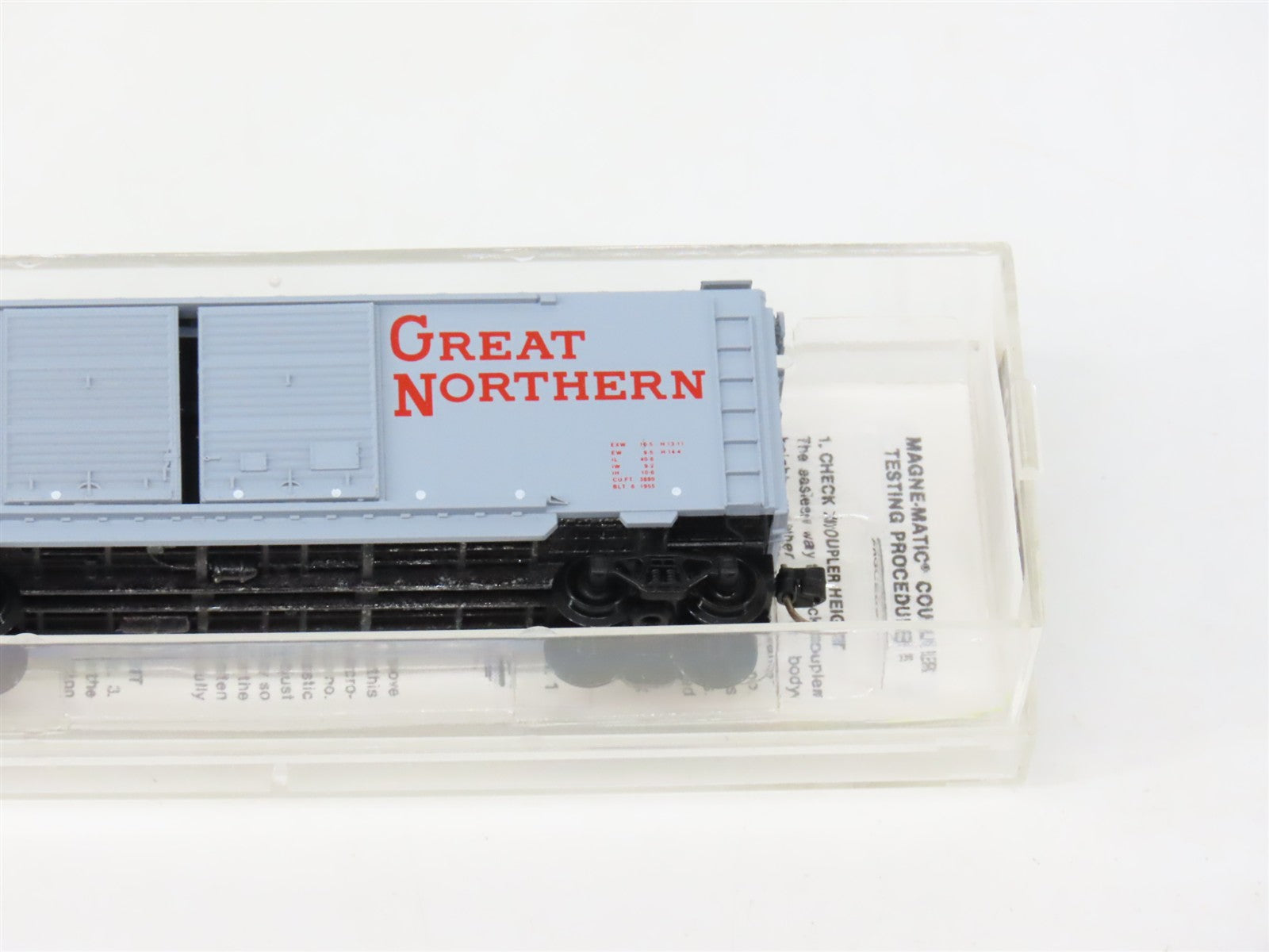 N Scale Micro-Trains MTL 23180 GN Great Northern 40' Plug Door Boxcar #3345