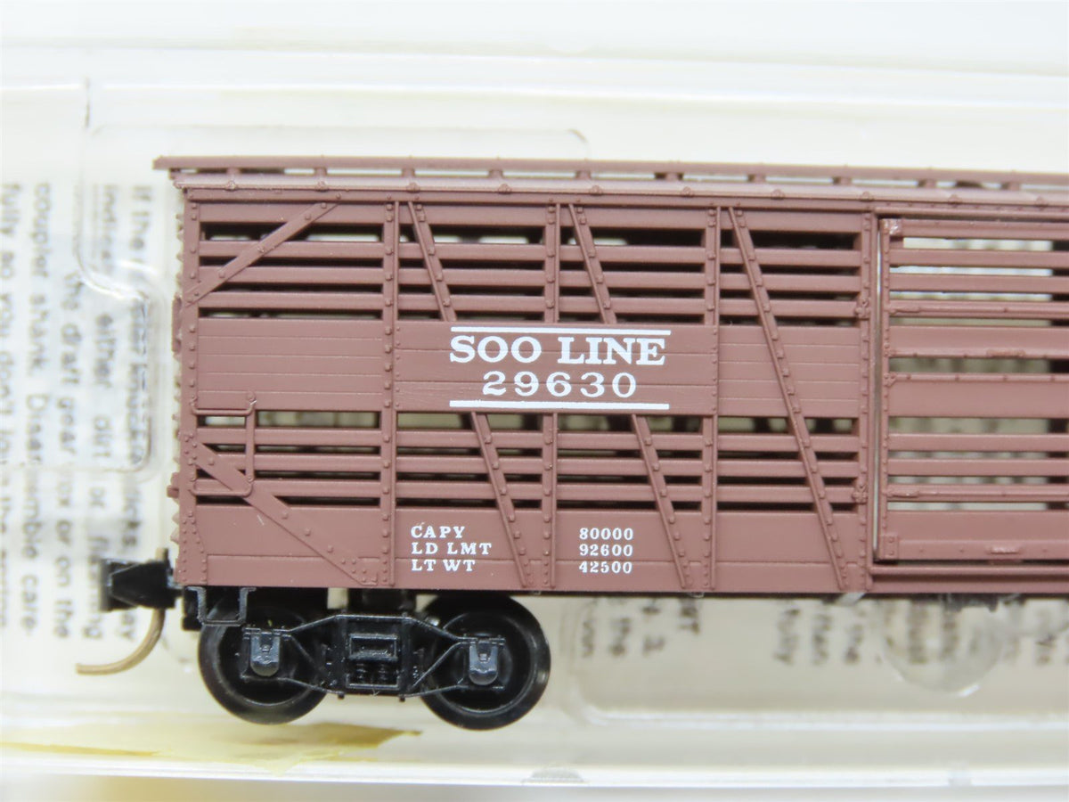 N Scale Micro-Trains MTL 35140 SOO Line Railroad 40&#39; Despatch Stockcar #29630