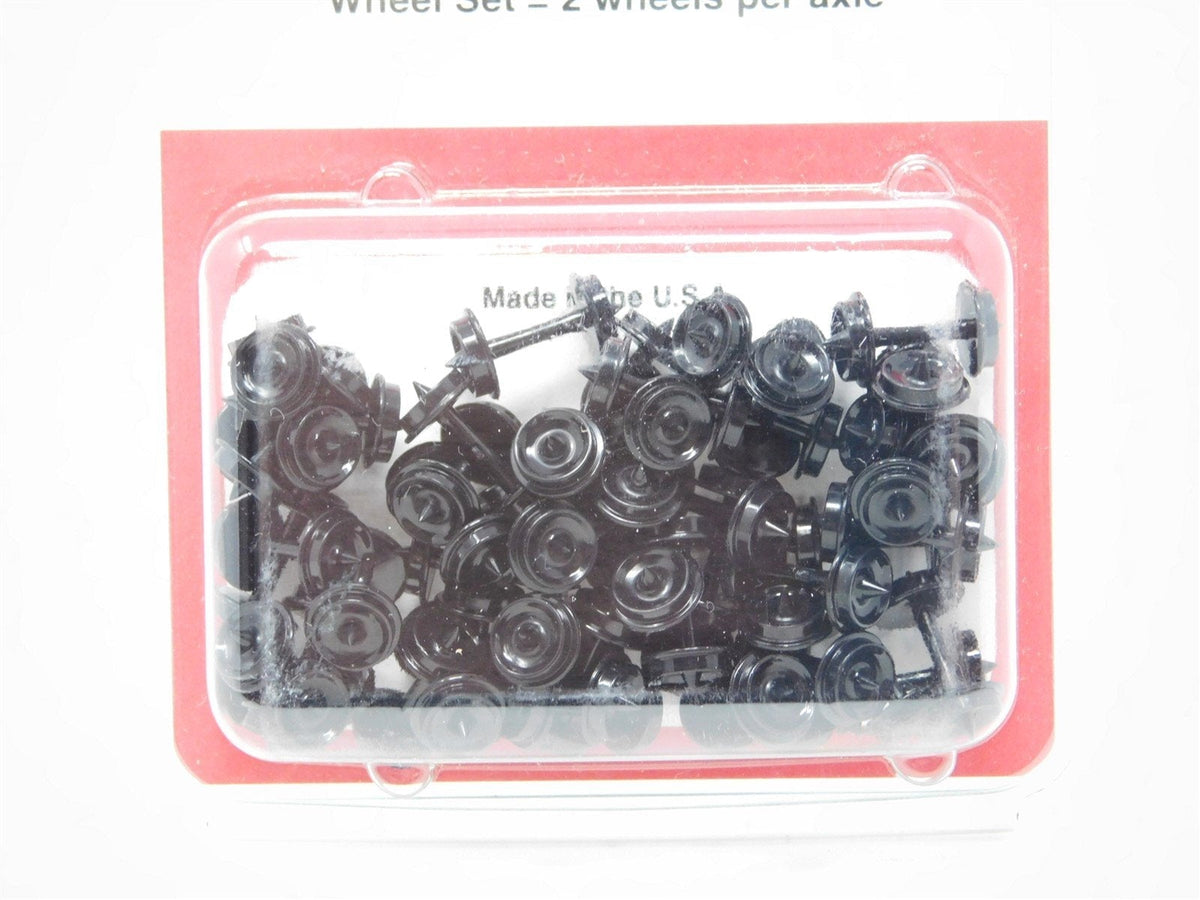 N Scale Micro-Trains MTL 00312007 (402) Passenger 36&quot; Wheel Sets Black 48 Axles